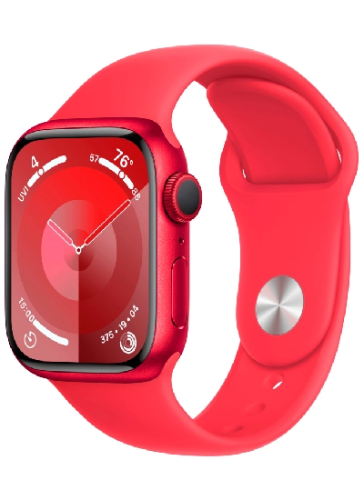 Apple Watch S9, 41 мм, корпус из алюминия цвета (PRODUCT)RED