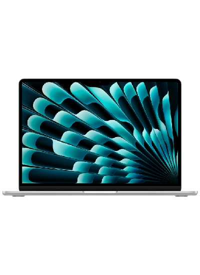 Apple MacBook Air 15" (M3, 8C CPU/10C GPU, 2024), 16 ГБ, 256 ГБ SSD, Серебристый